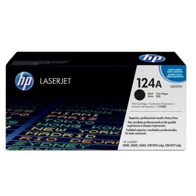 hp 124A Toner, Black Single Pack, Q6000A
